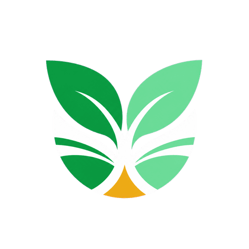 岸芽 logo
